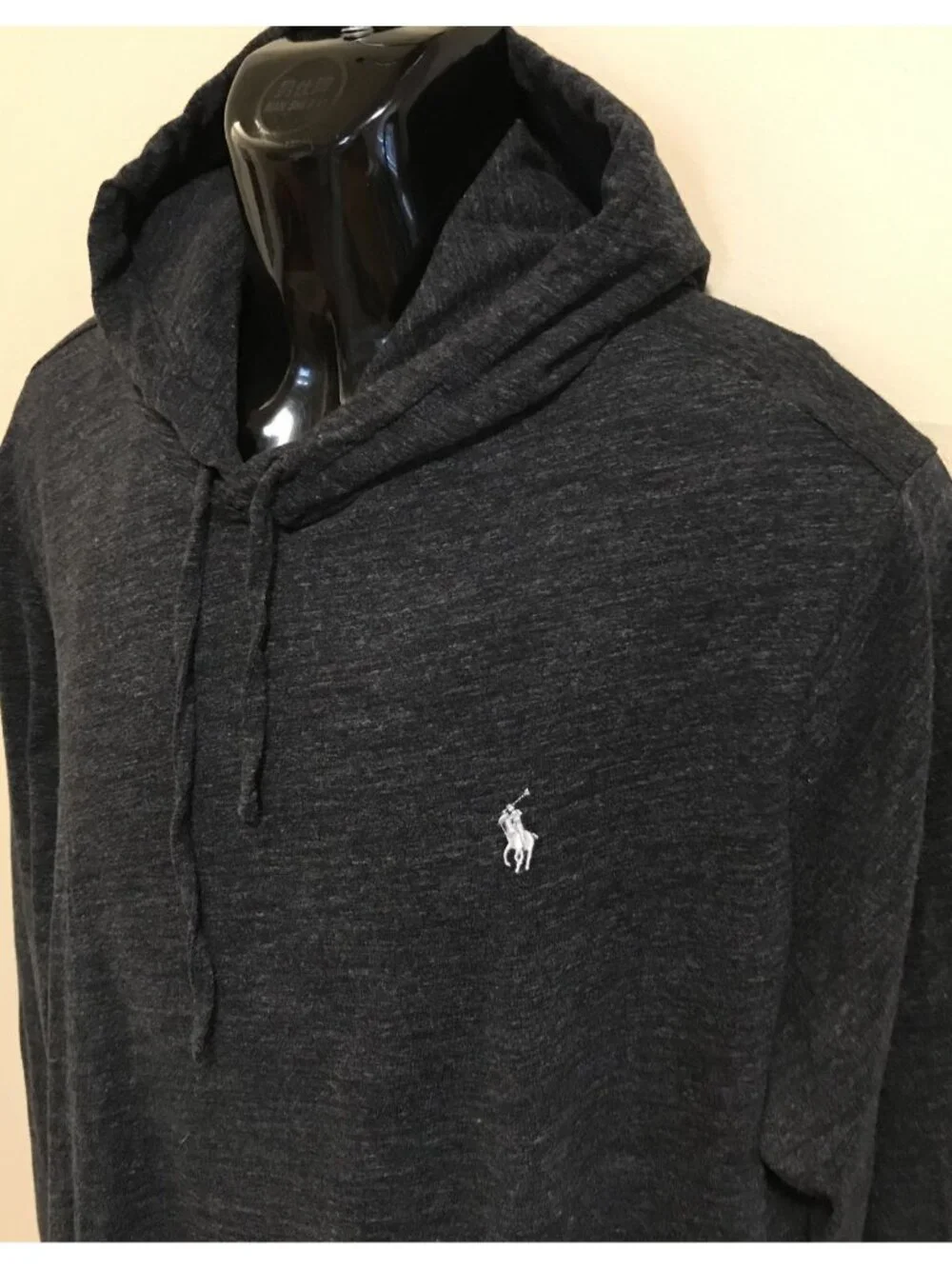 Men's Polo Ralph Lauren Hooded Long Sleeve T-shirt-Size XL